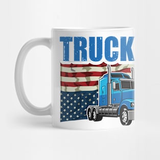 Trucker. Driver Trucker Gift Mug